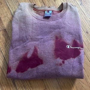 Tie-dye vintage champion crew neck